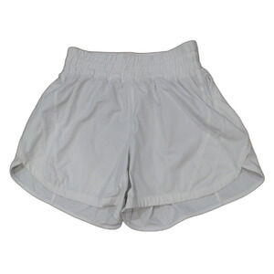 Lululemon Athletica White Lined Shorts Women's Size 6